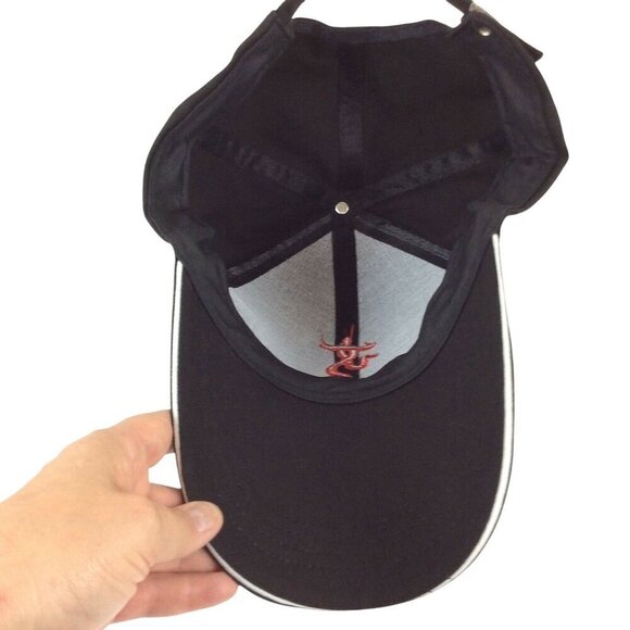 Beijing 2008 Olympics Embroidered Black Baseball Cap Adjustable Strapback - Picture 5 of 5